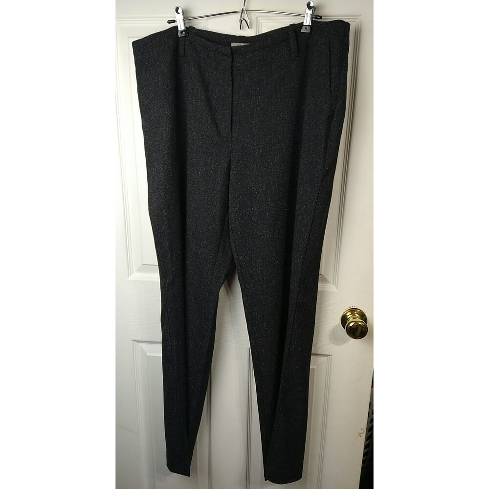 J. Jill Woman 16 Pant Trousers Slacks Business Office Career straight grey fleck